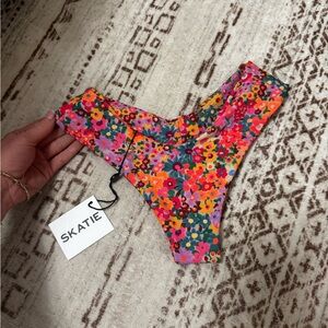 Skatie Floral Bikini Bottom